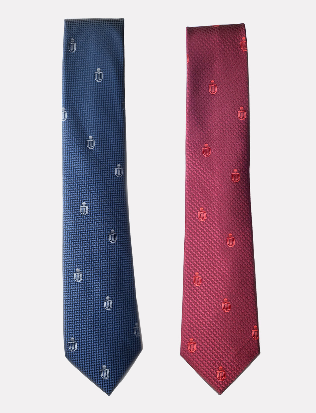 HKUST Logomark Tie (Navy / Red)